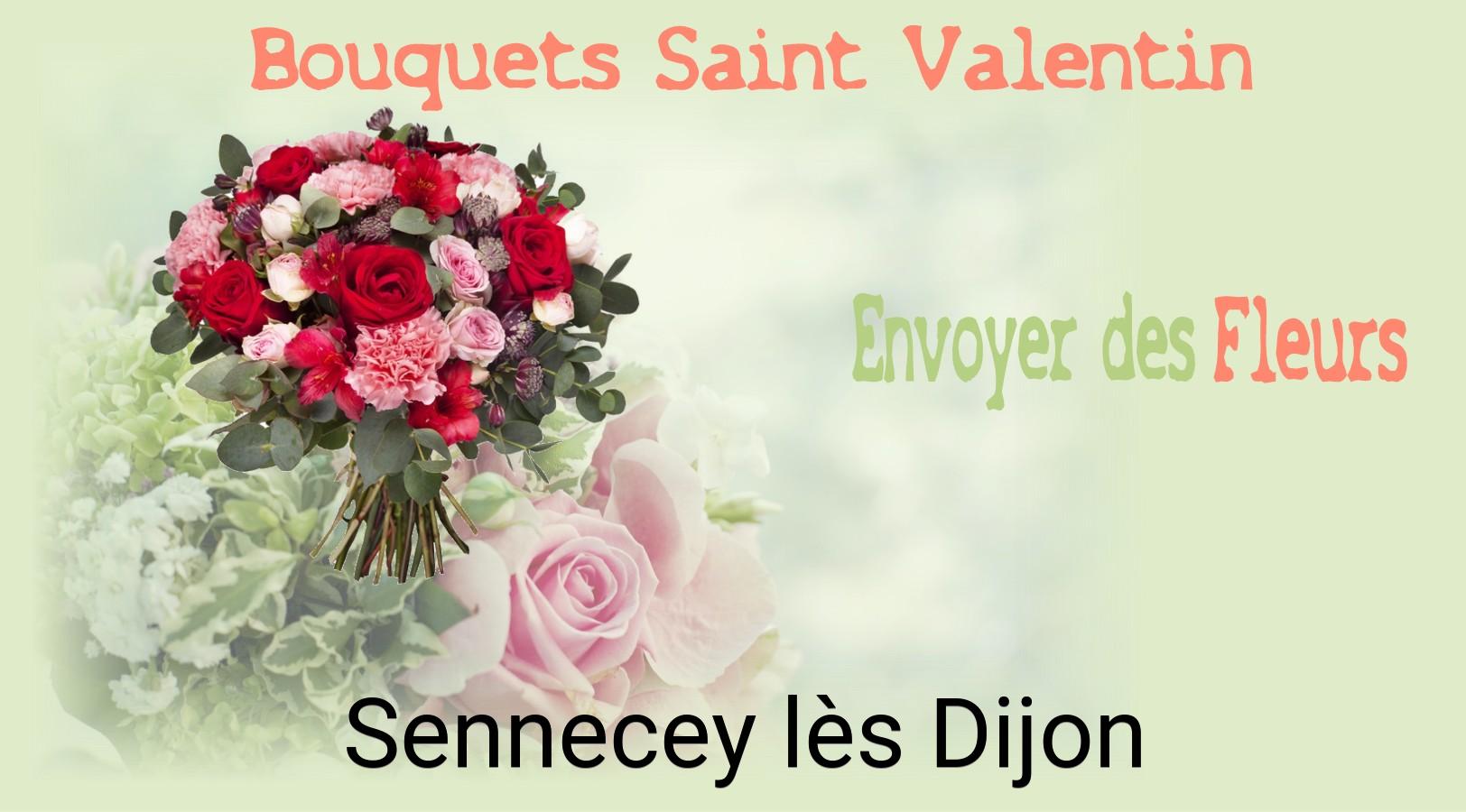 Roses de Saint-Valentin livrées à Sennecey-lès-Dijon